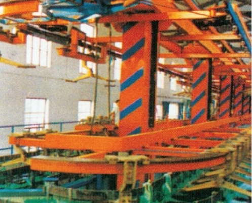 ความดันน้ำมัน Electroless Nickel Plating Line Uprightness Type