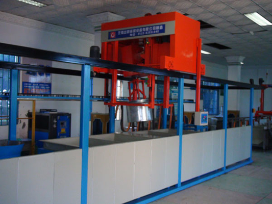 อัตโนมัติ Barrel Plating Line การให้อาหารแม่นยํา การควบคุม PLC ที่แขวนเร็วและสะดวก OEM