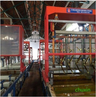 สายการผลิตไฟฟ้าของ OEM นิกเกิลโครเมียมรางสูงและต่ำสี่ชั้น
