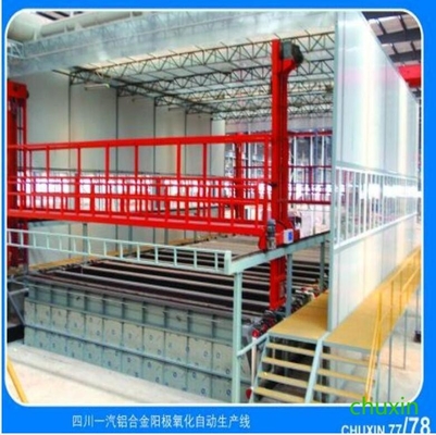 PLC Control Automated Anodizing Line อลูมิเนียมอัลลอยด์