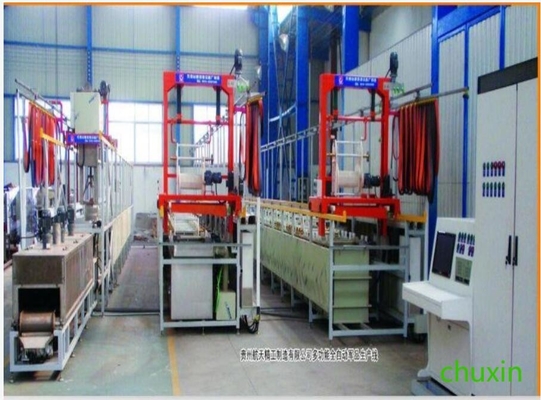 Barrel แขวน Electroplating สายการผลิต PLC Control