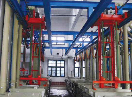 การรักษาพื้นผิวด้วยไฟฟ้า OEM แขวนอัตโนมัติ