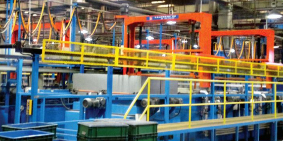 Wuxi Trelleborg บริษัท อะลูมิเนียมเหล็กฟอสเฟตสายการผลิตอัตโนมัติ